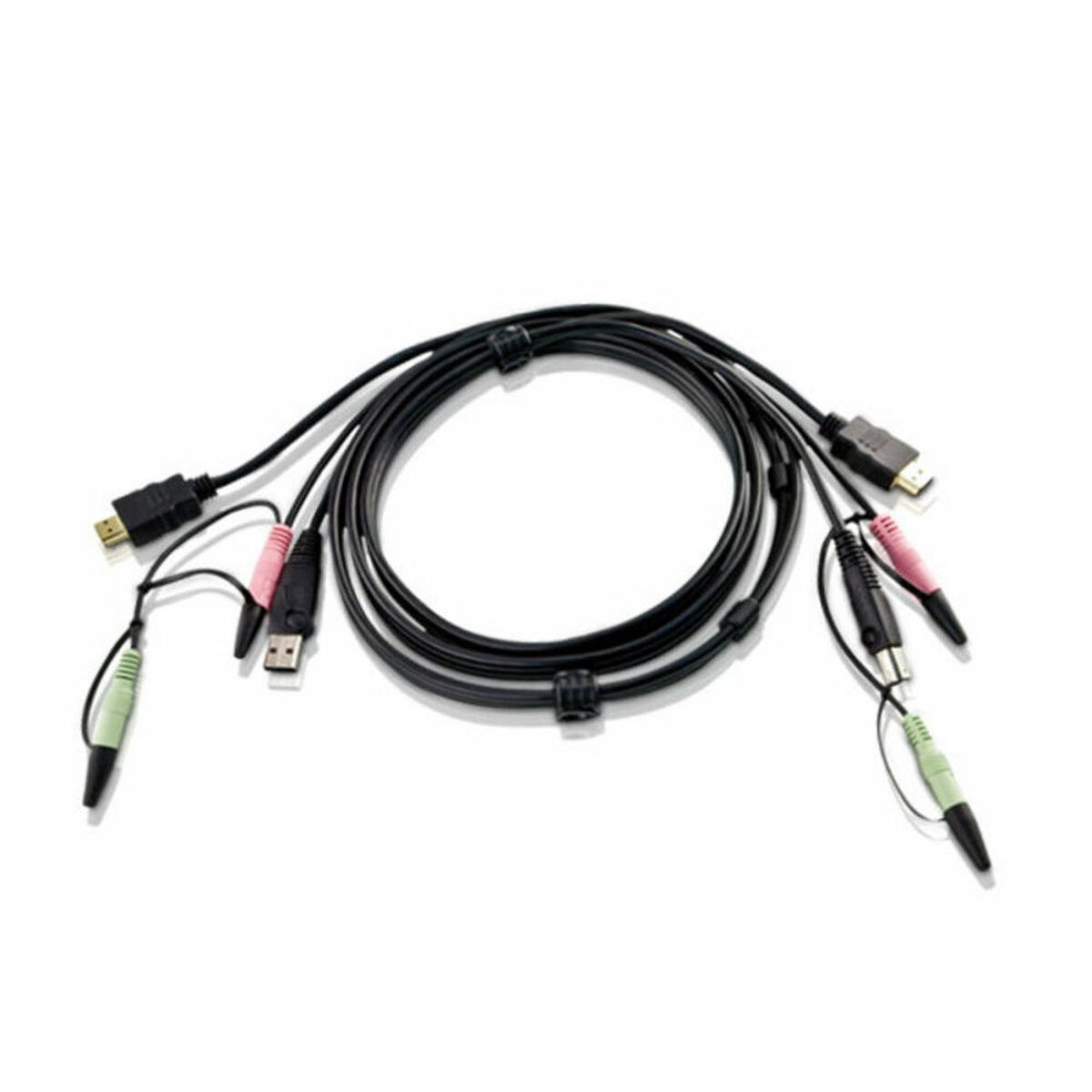 Переключатели KVM 2L-7D02UH Чёрный 1,8 m
