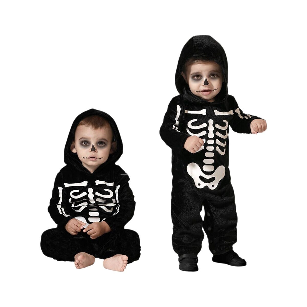 Маскарадные костюмы для младенцев Скелет Halloween