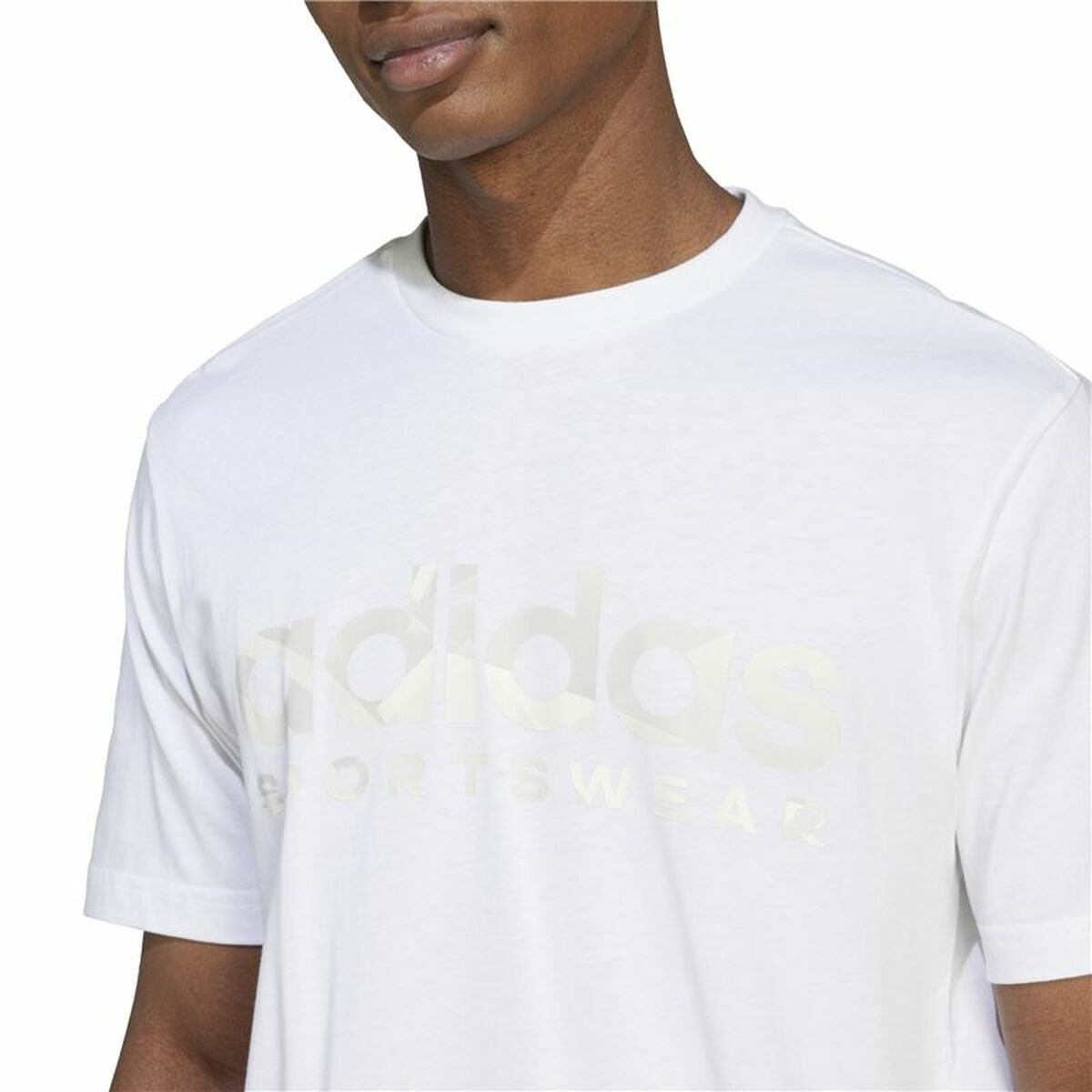 Футболка с коротким рукавом мужская House Of Tiro Summer Linear Graphic Белый