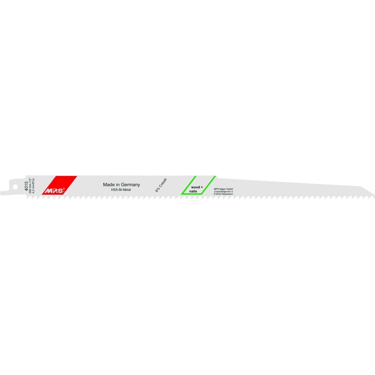 Saw Blade 4015 6 tpi Reciprocating Saw 5 Units