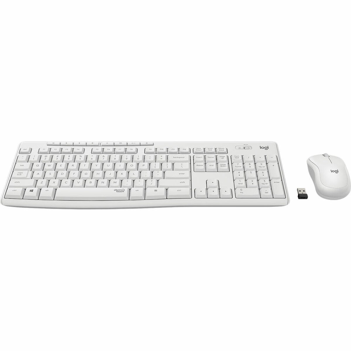 Keyboard and Wireless Mouse 920-009819 Qwertz German White German QWERTZ