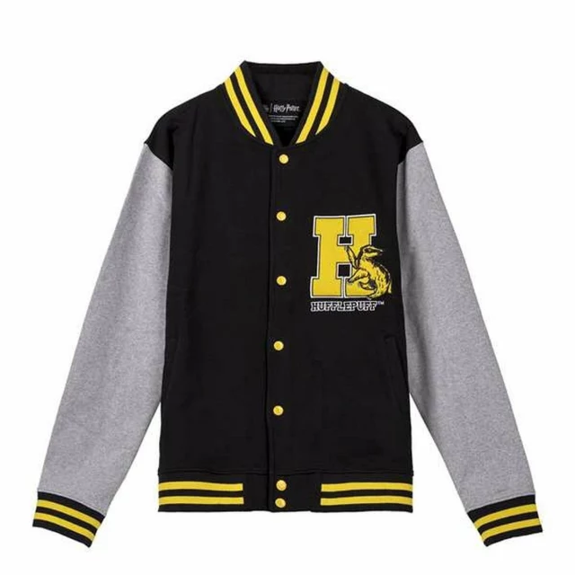 Unisex Sweatshirt without Hood Hufflepuff Black