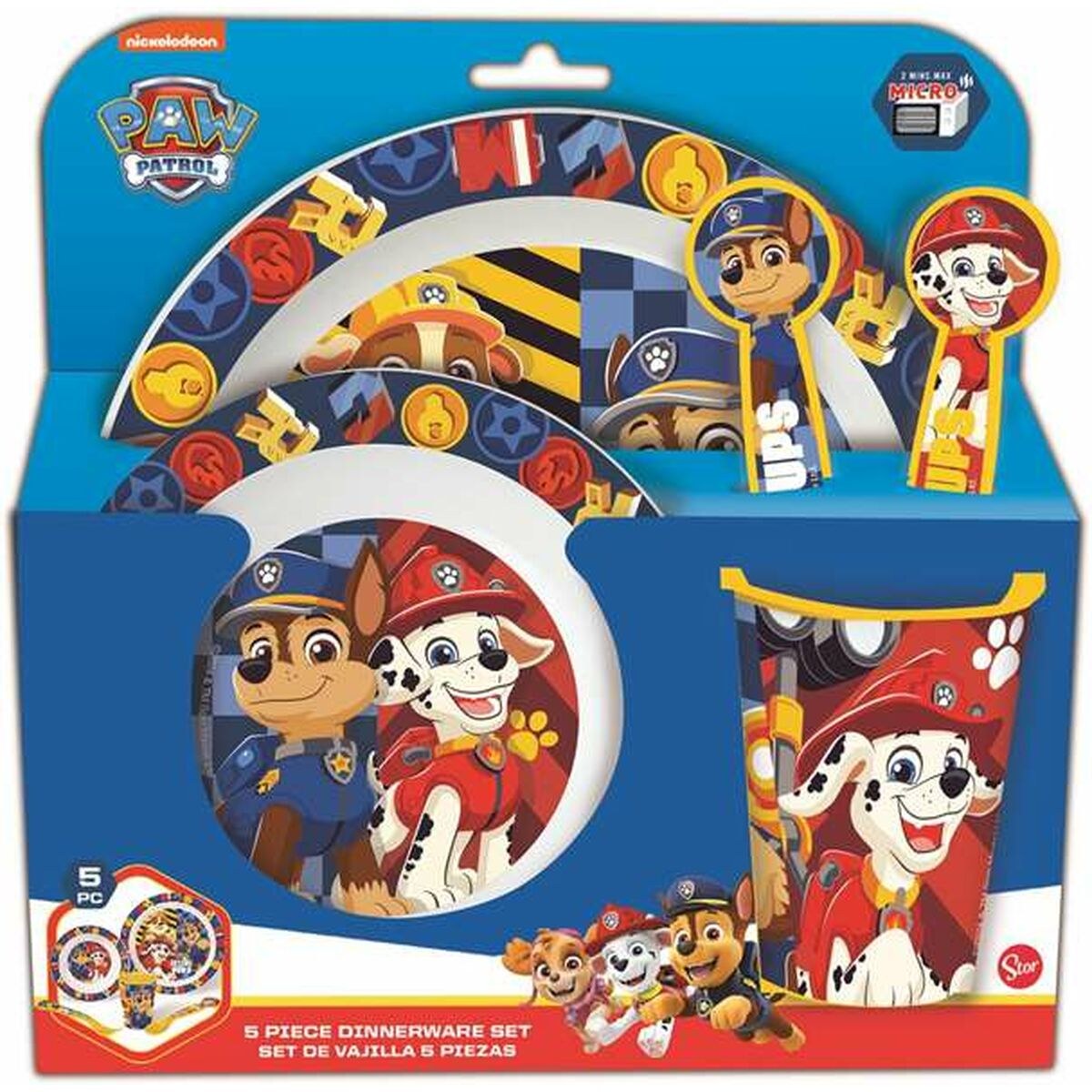 Детский набор посуды Boy Rescue Pups 5 Предметы