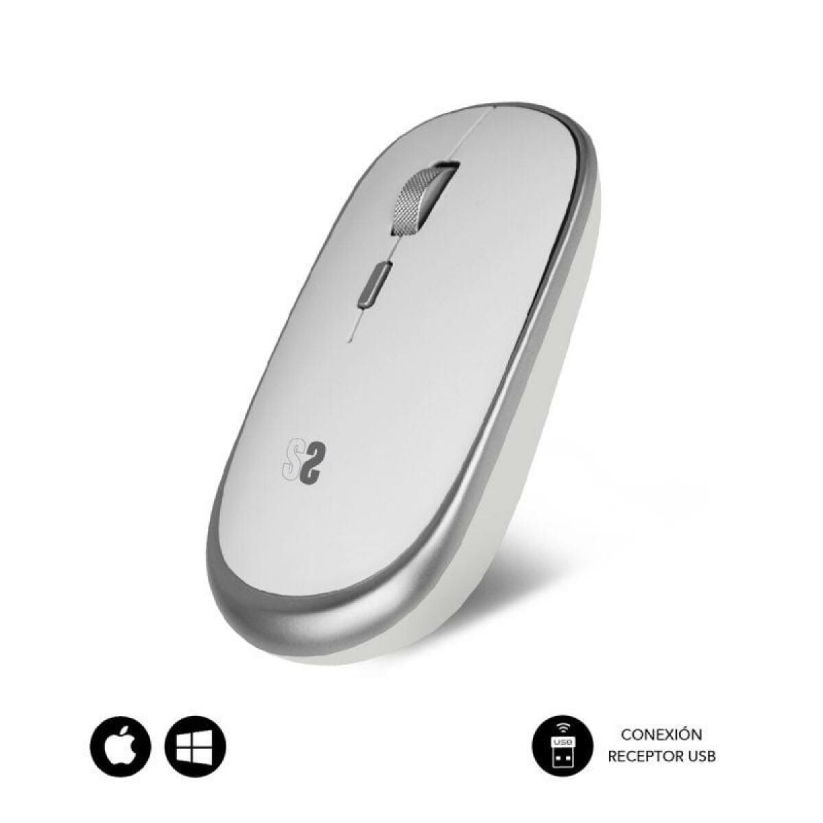 Оптическая мини мышь SUBMO-RFM0001 Серебристый 1600 dpi