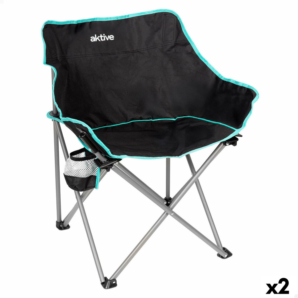 Folding Chair 50 X 74 X 47 CM (2 Units)