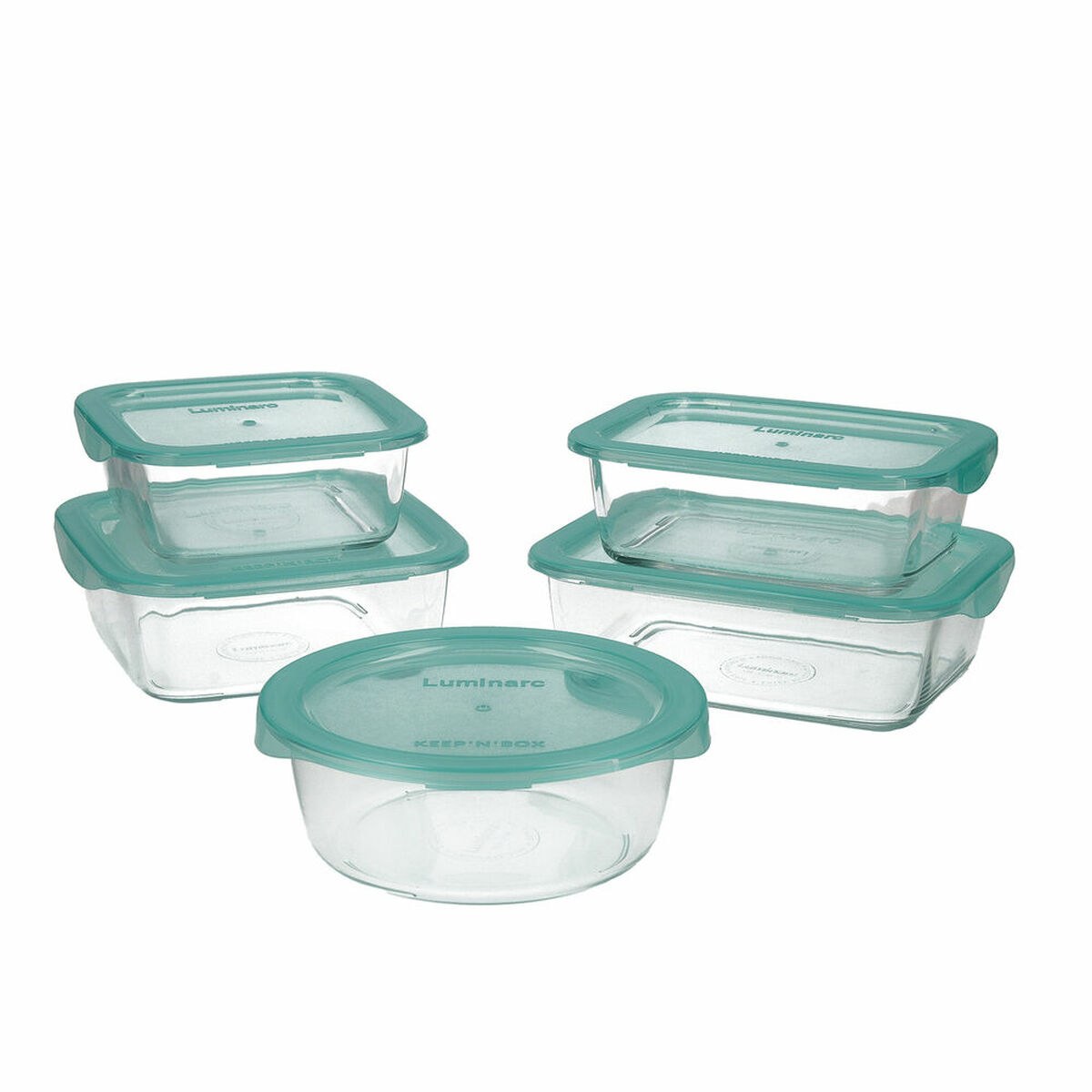 Набор судков Keep'n Lagon Стеклянный Двухцветный (5 pcs)