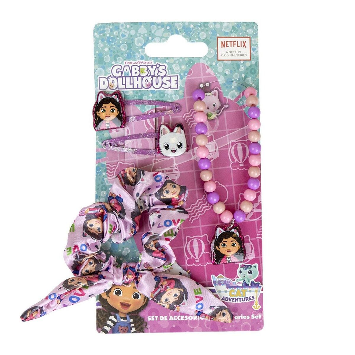 Hair accessories Pink 4 Pieces
