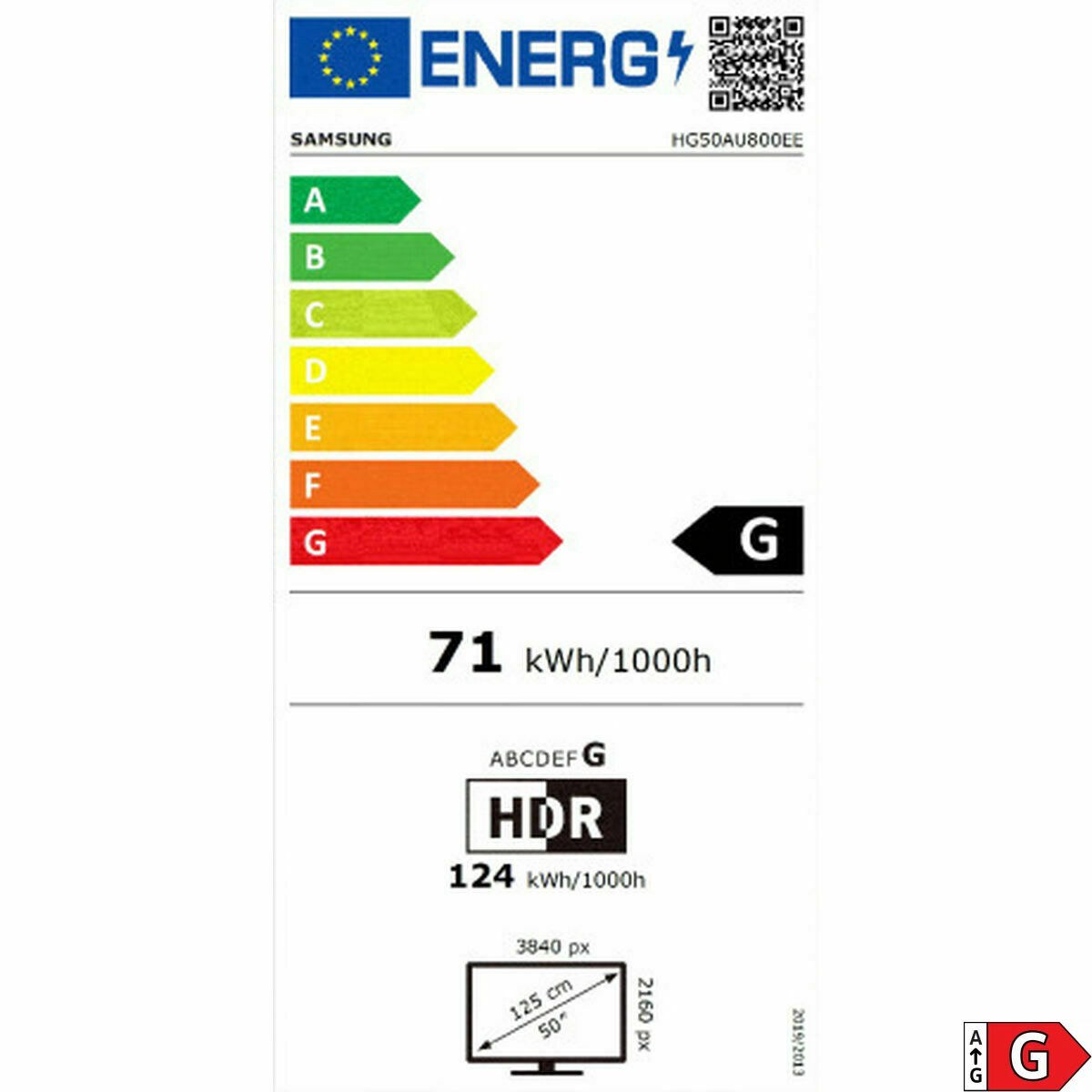 Smart TV HG50AU800EEXEN 50" 4K Ultra HD LED HDR