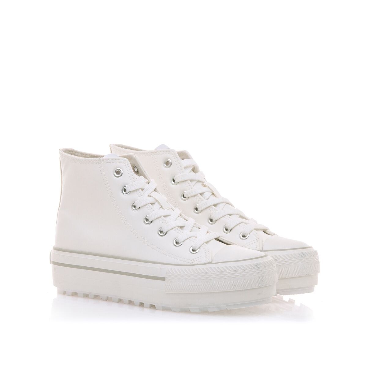 Women’s Casual Trainers Action Pu White 60424 C19667 White