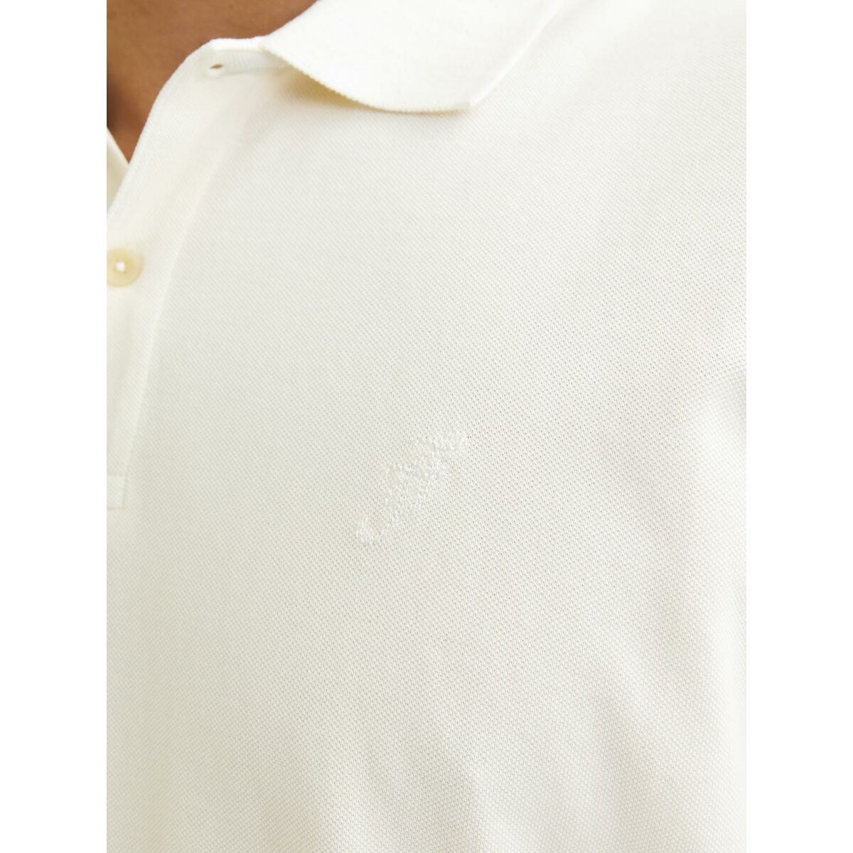 Men’s Short Sleeve Polo Shirt JPRBLUWILLIAM 12257315 White