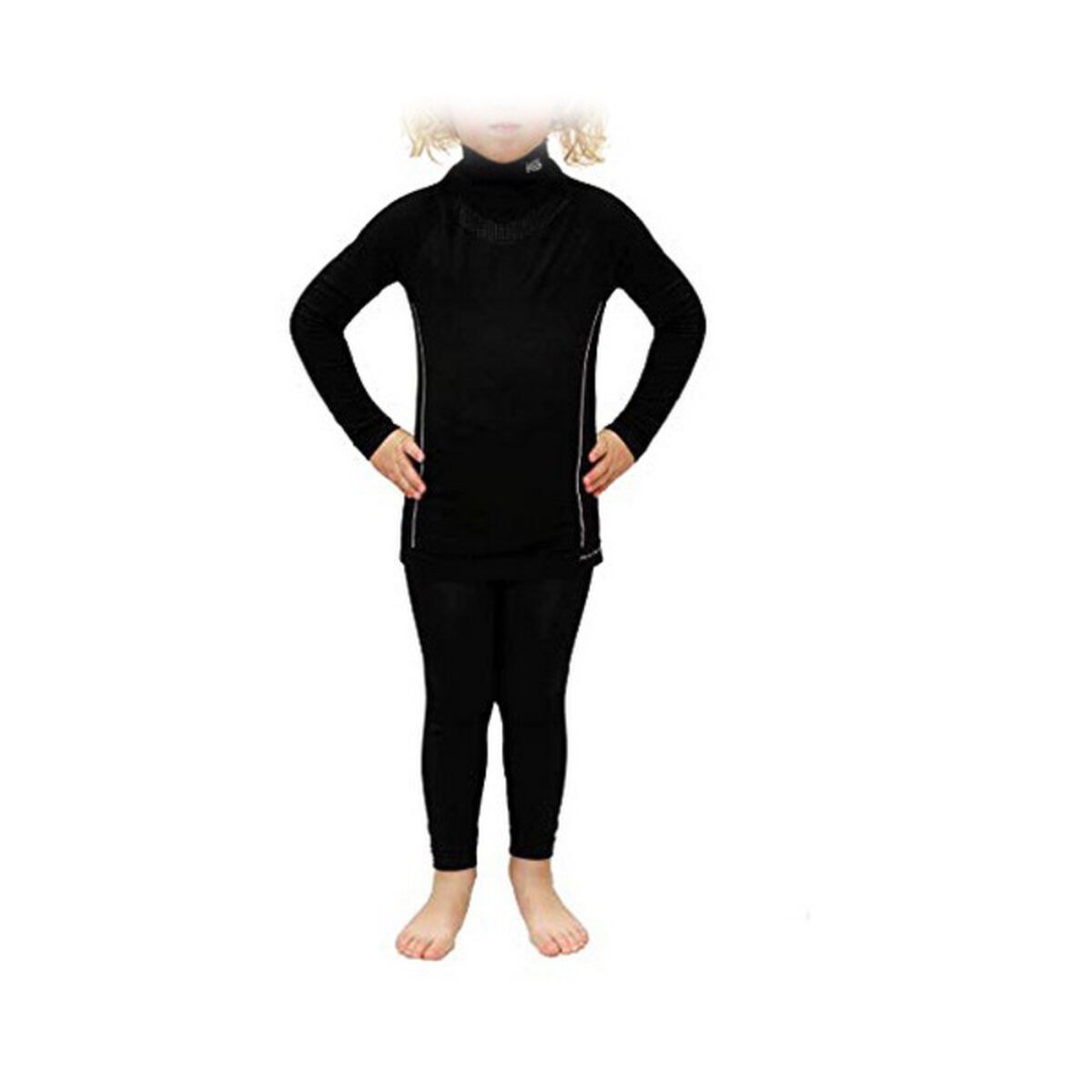 Children's Thermal T-shirt Hg-8095 Black