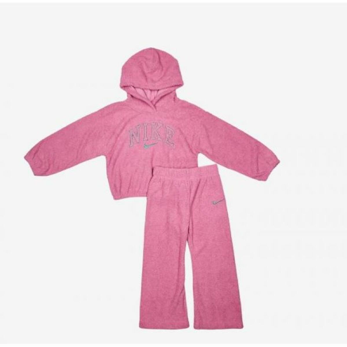 Спортивный костюм для девочек NKG SWOOSH SPIRIT TEDDY SET Розовый