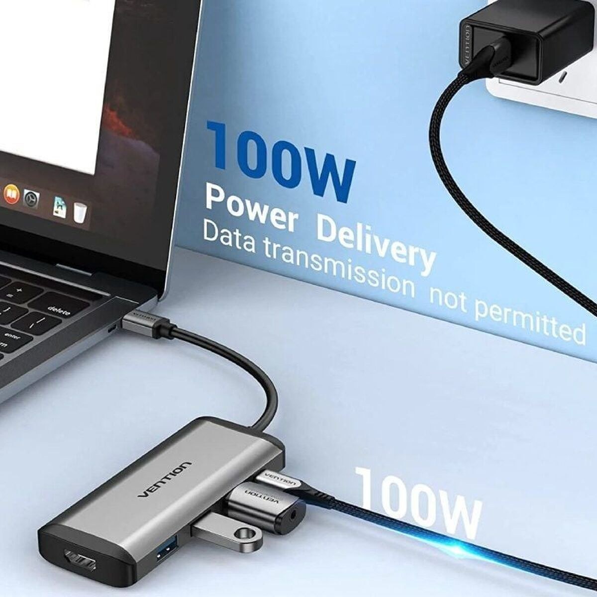 USB-разветвитель CNBHB Серый