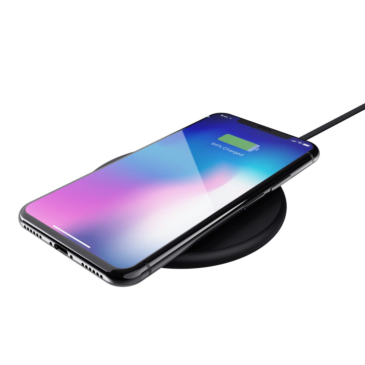 Cordless Charger 24784 Black USB-C 15 W