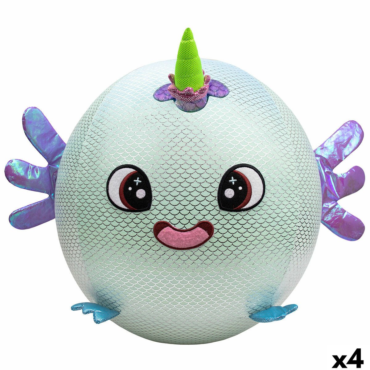 Плюшевый Celeste Плюшевая ткань Пластик 45 x 45 x 45 cm Надувной (4 штук)