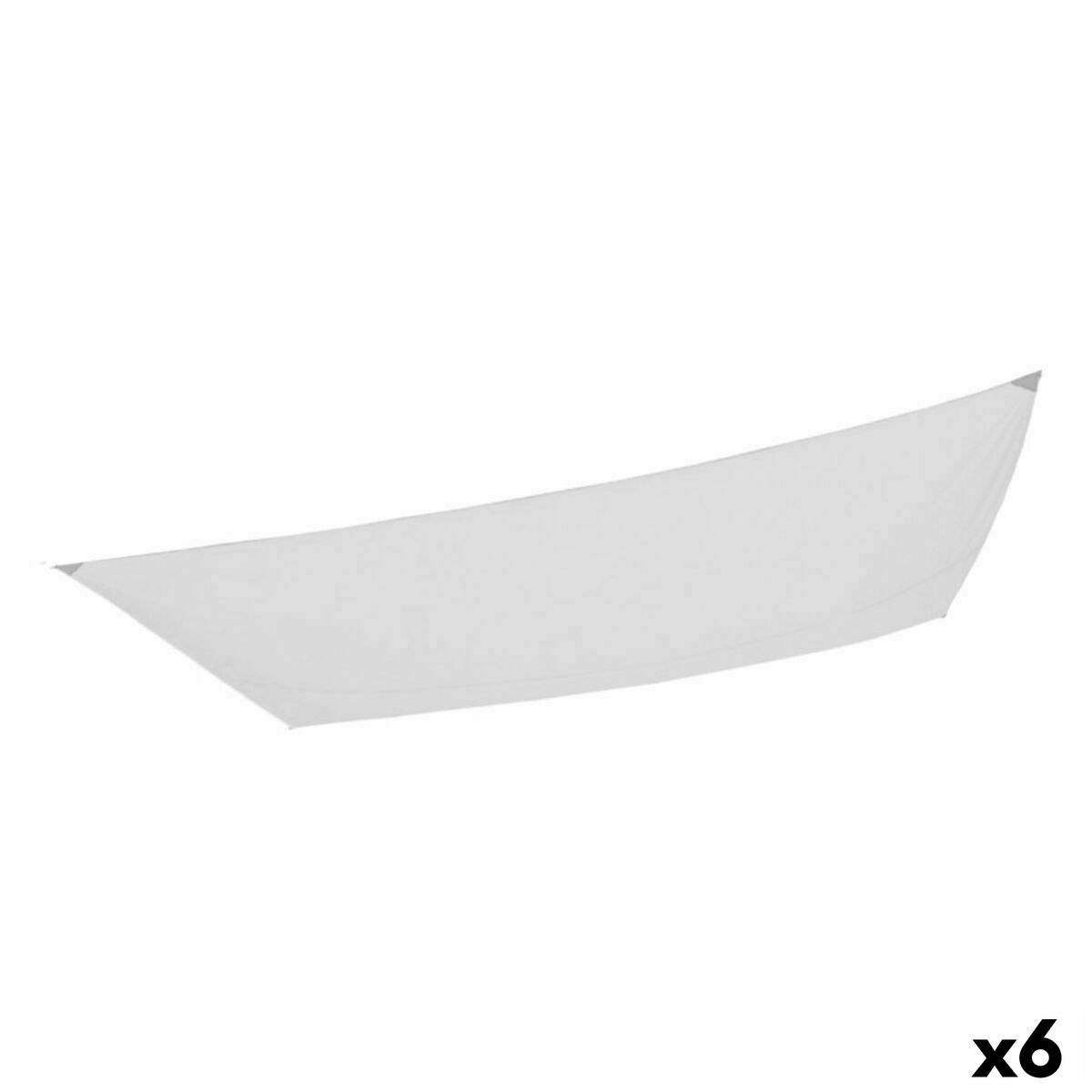 Навесы Прямоугольный Белый 200 x 0,5 x 300 cm (6 штук)