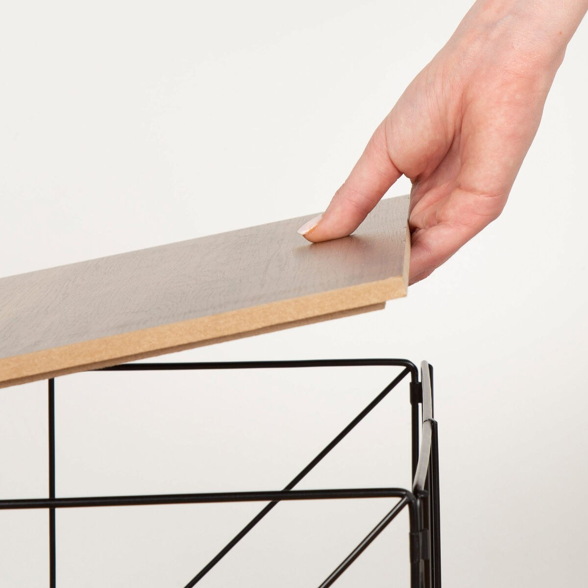 Coat rack Iron MDF Wood (4 Units)