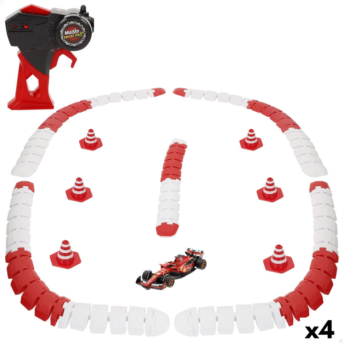 Remote-Controlled Car F1 2024 FERRARI SF-24 Black Red (4 Units)