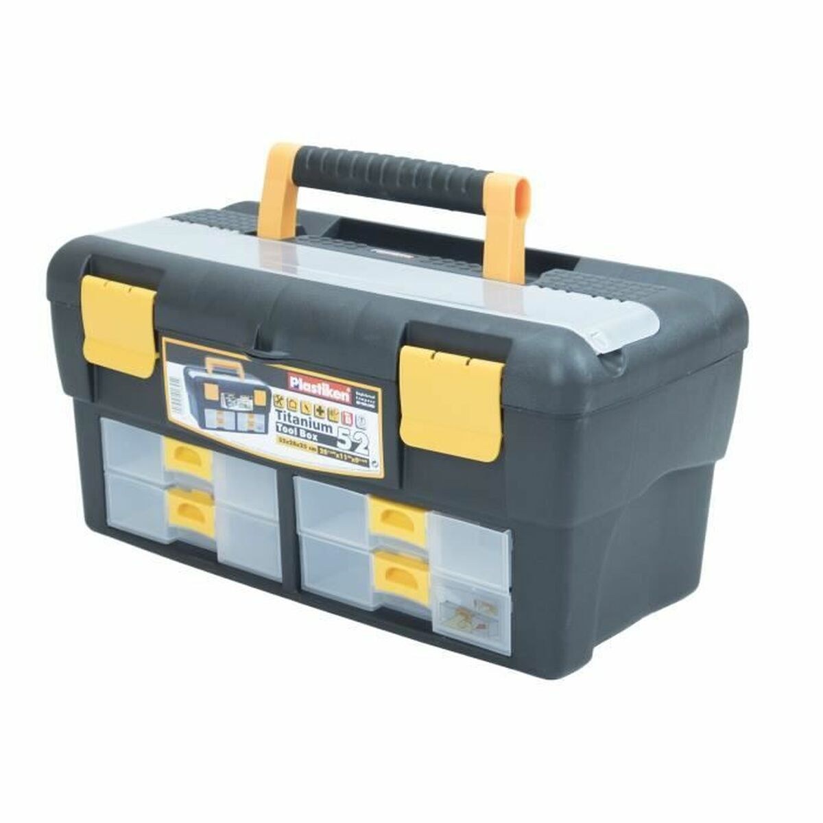 Toolbox Titanium 81052 Plastic 52 x 28 x 25 cm