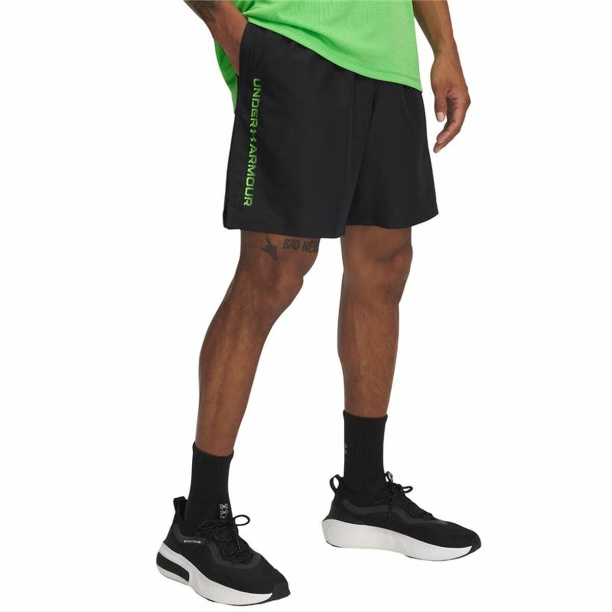 Men's Sports Shorts Tech Black Fitness