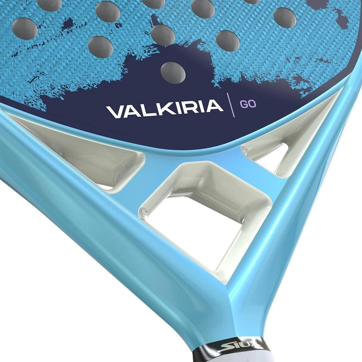 Ракетка для паделя Valkiria Go 2025 Синий Розовый Углеволокно Карбоновый EVA