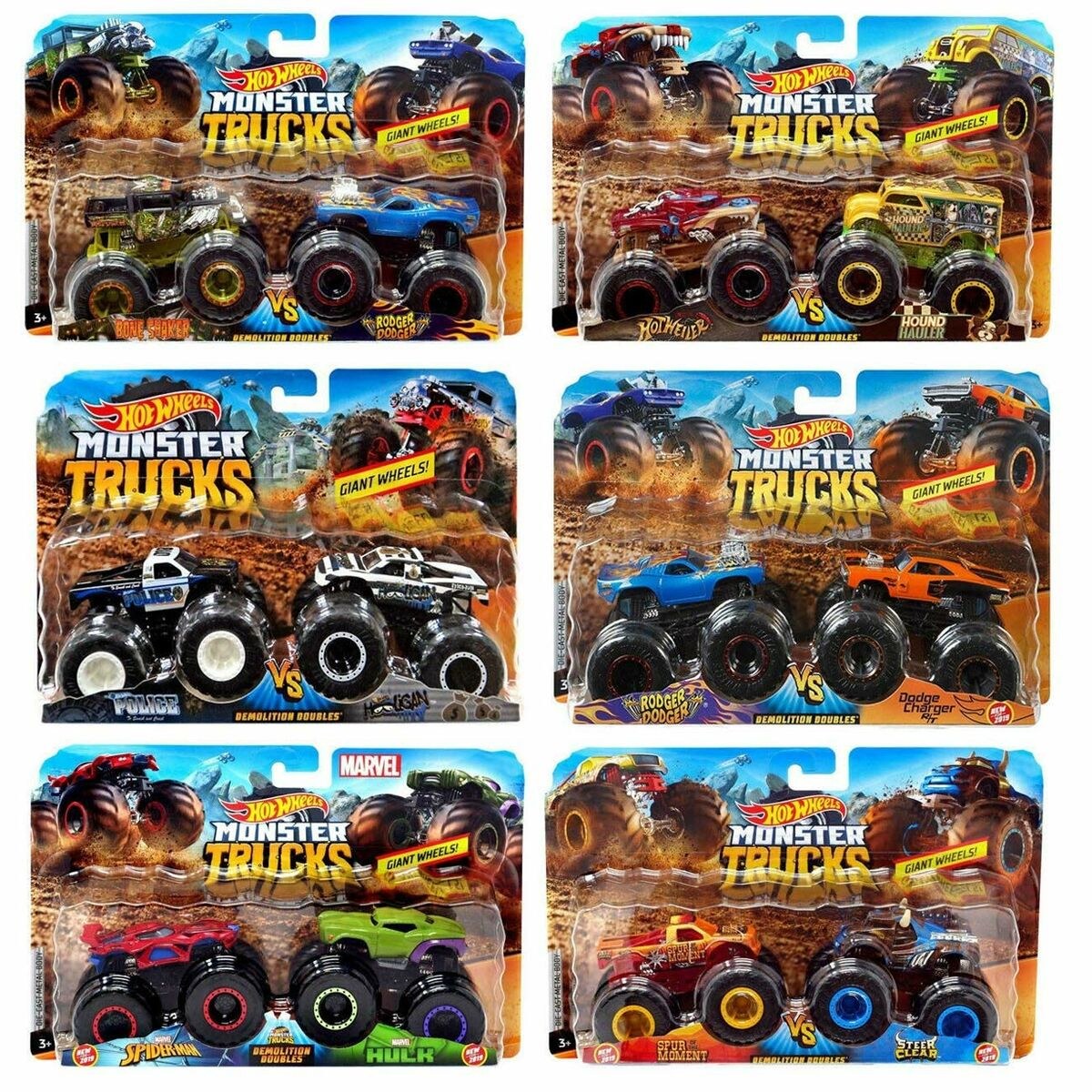 Monster Truck Demolition Doubles 2 штук