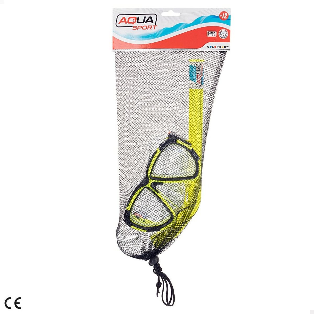 Snorkel Goggles and Tube Aqua Sport Adults (6 Units)