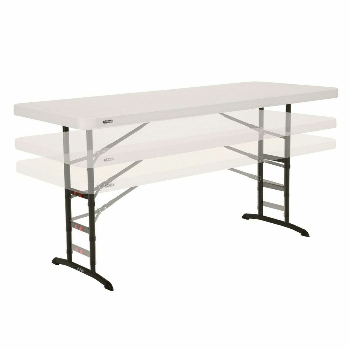 Складной стол Белый 183 x 76 cm Прямоугольный