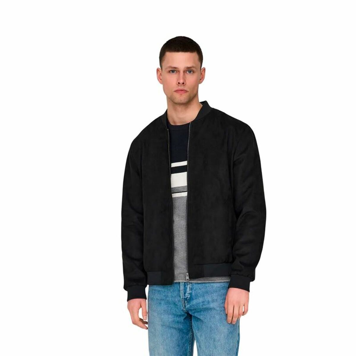 Мужская куртка Onslucas Fake Suede Bomber Otw