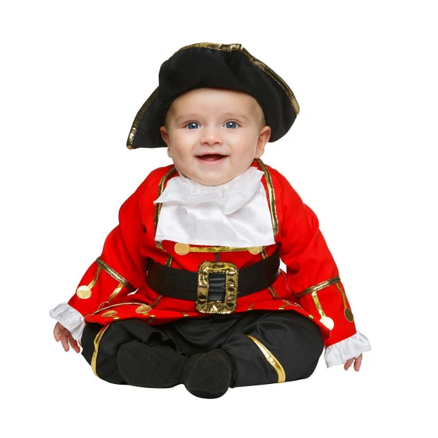 Costume for Children Privateer Black 5-7 Years Small