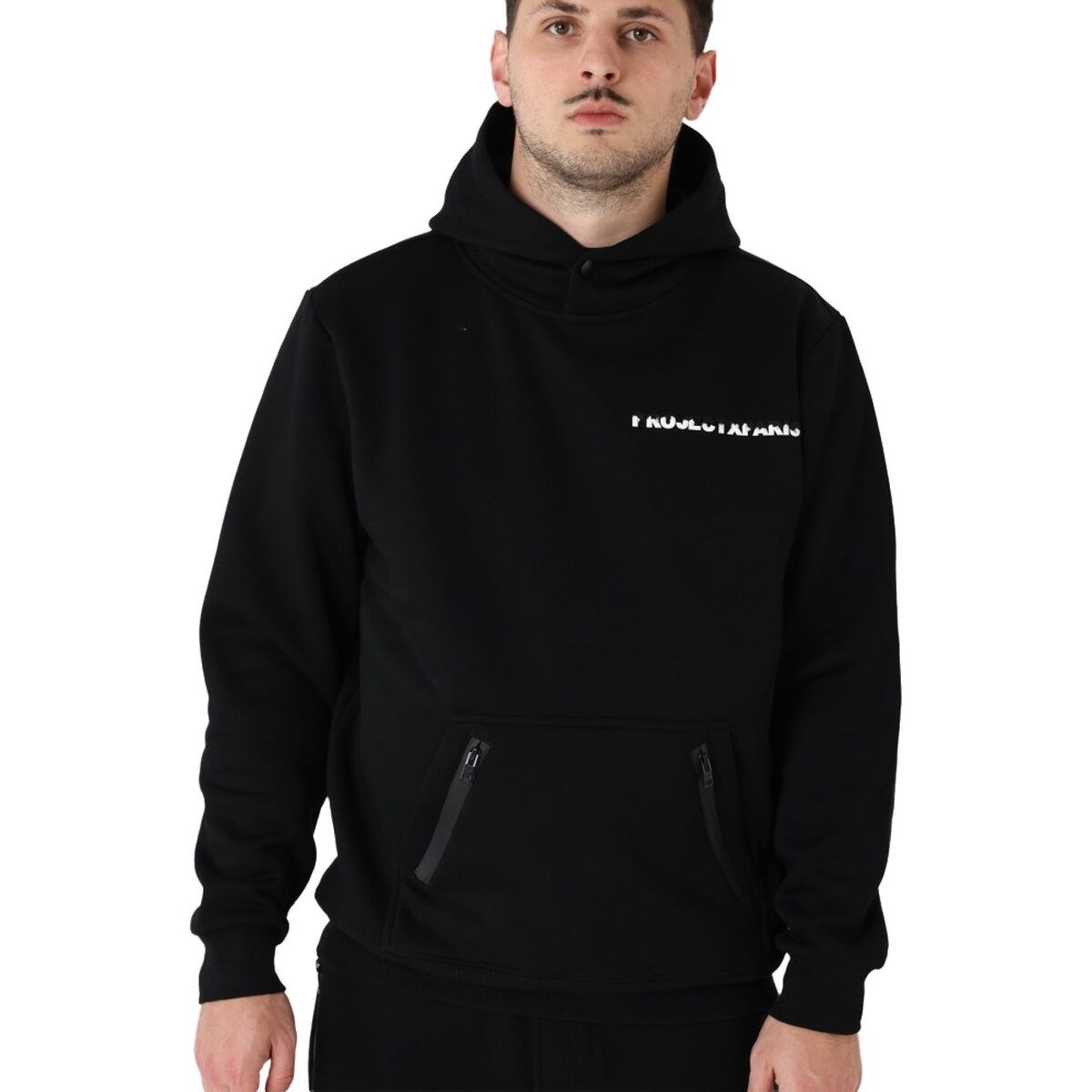Толстовка с капюшоном мужская PROJECT SWEAD&HOODIE 2522062 BK Чёрный