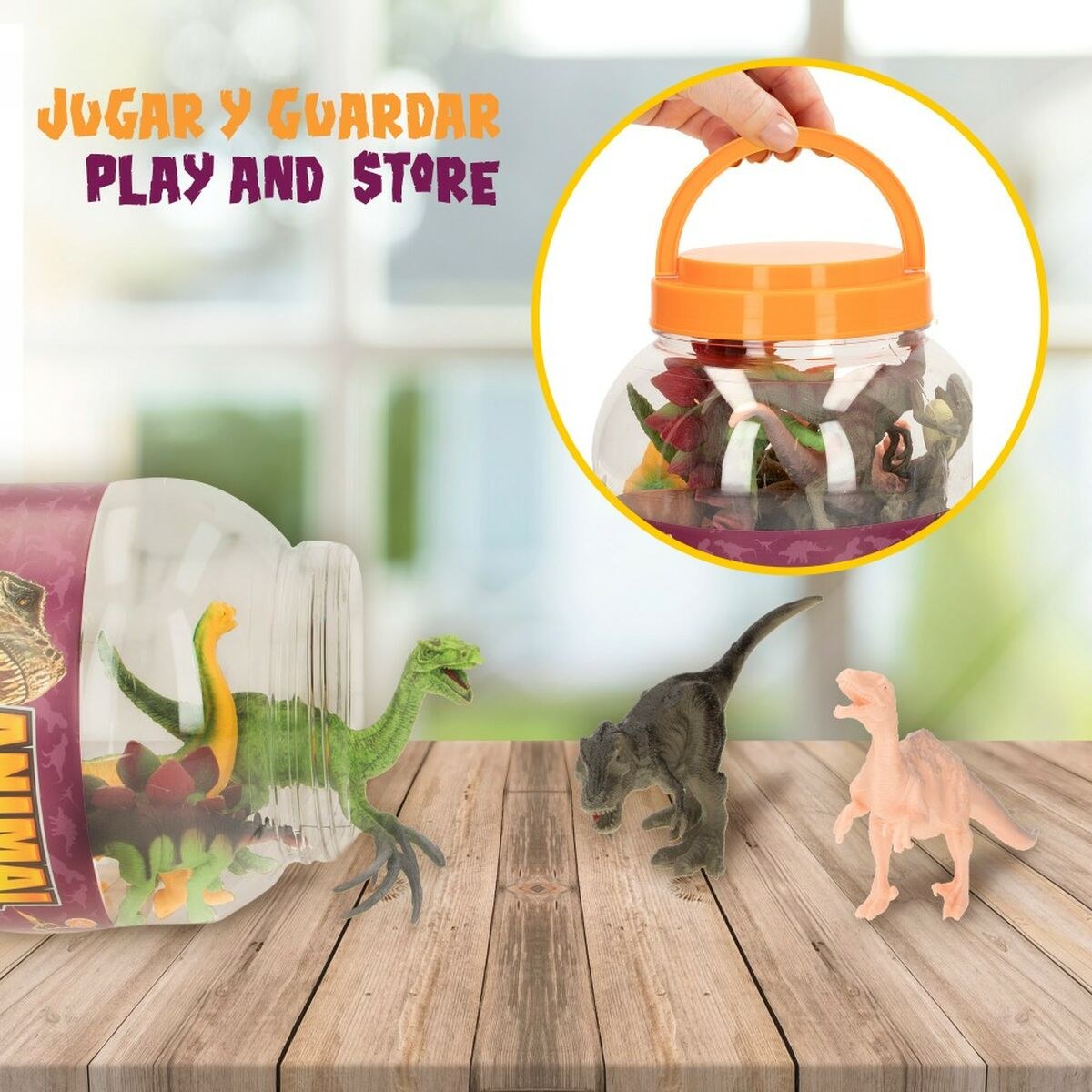 Playset 19 Предметы 6 штук 17 x 9 x 6 cm динозавры