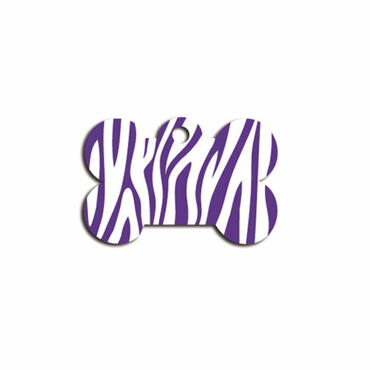 Identification plate for collar Bone Lilac