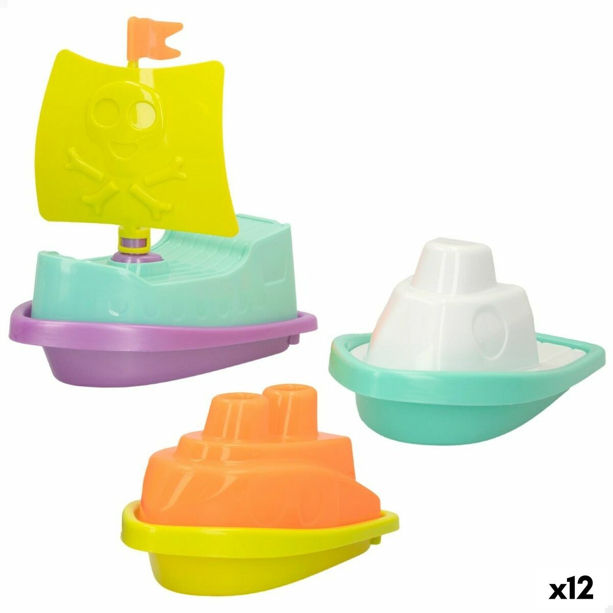 Beach toys set 3 Pieces Ship polypropylene (12 Units)