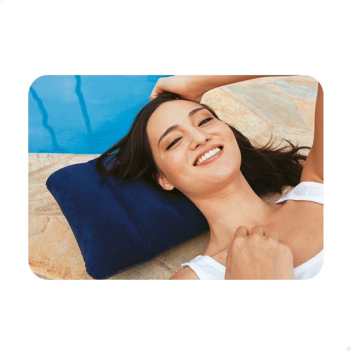 подушка Downy Pillow Надувной Синий 43 x 9 x 28 cm (24 штук)