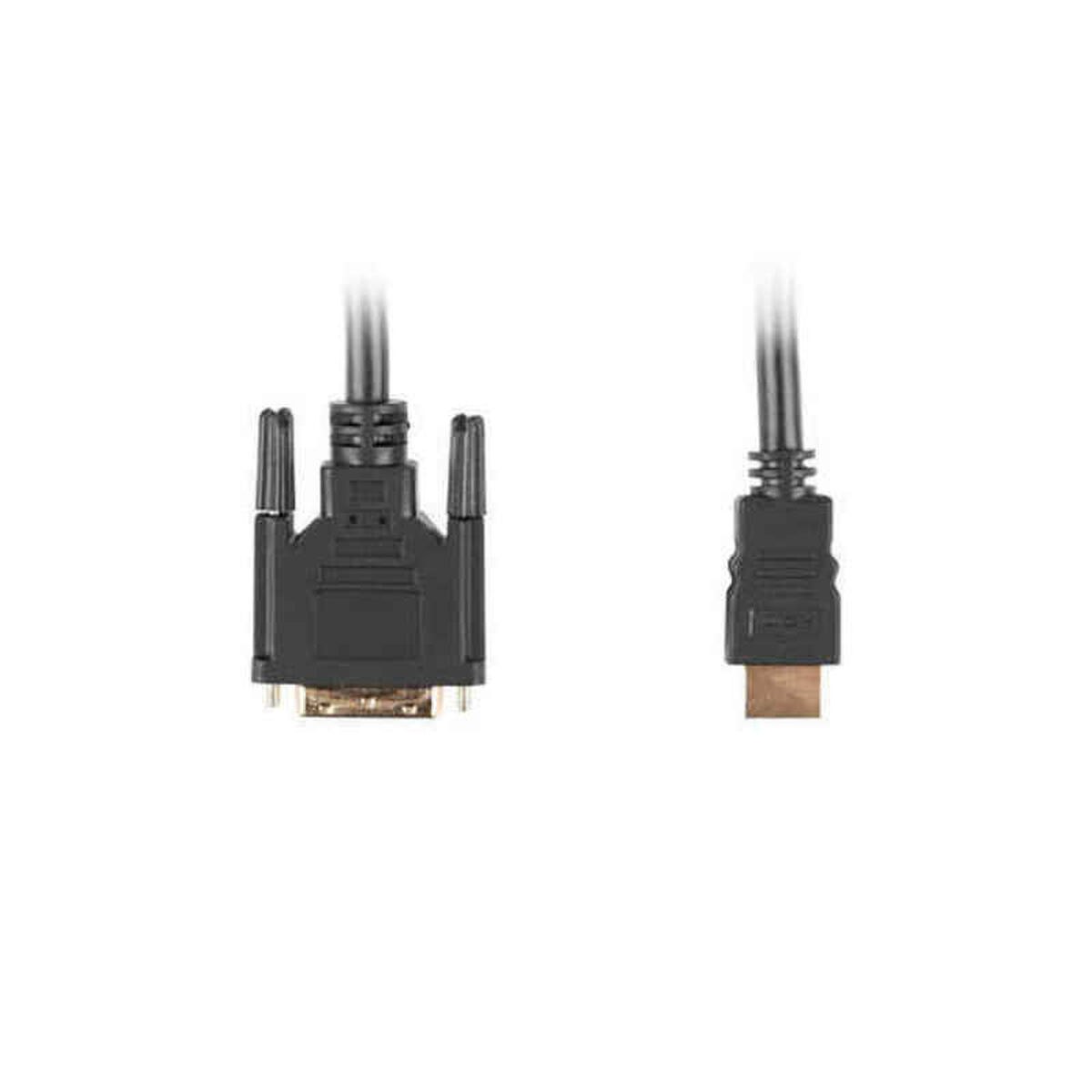 HDMI to DVI Cable Male Plug/Male Plug Black