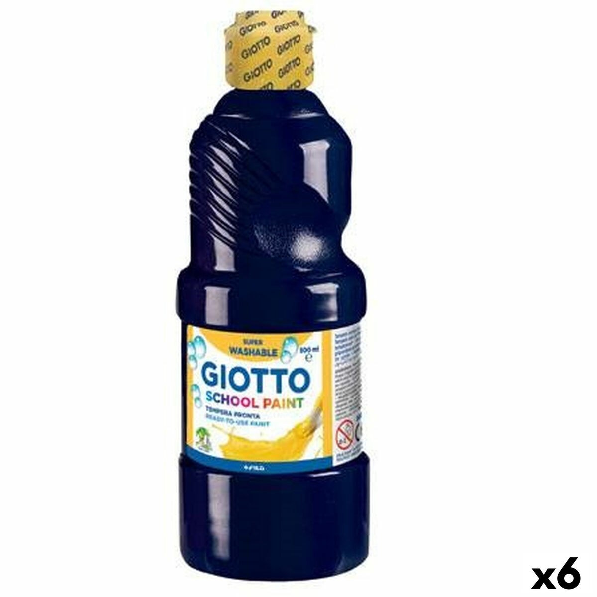 Темпера Чёрный 500 ml (6 штук)