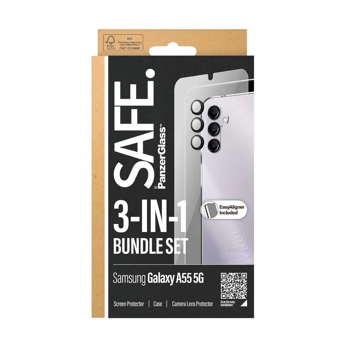 Защита для экрана для телефона BSAFE95691 Samsung Galaxy A55