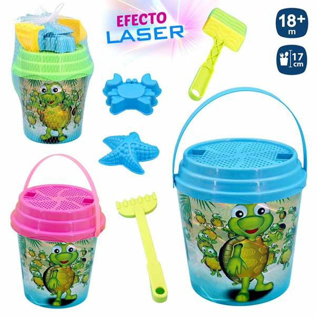 Beach toys set Tortoise 17 x 17 cm