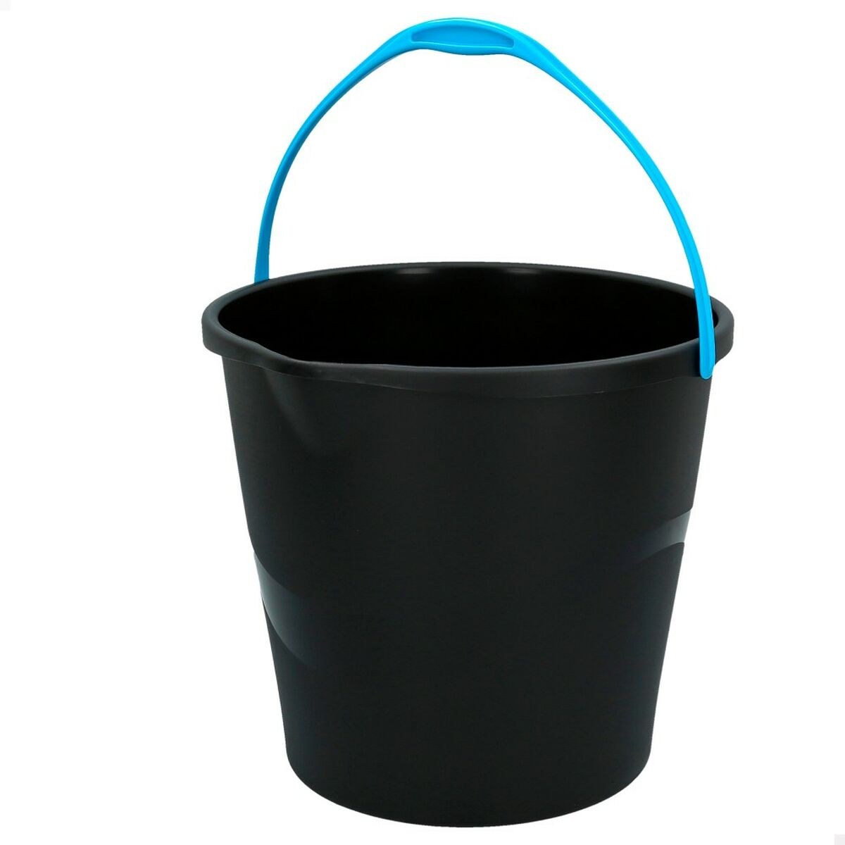 Ведро с ручкой Чёрный 10 L 29,5 x 26 x 28,5 cm (6 штук)