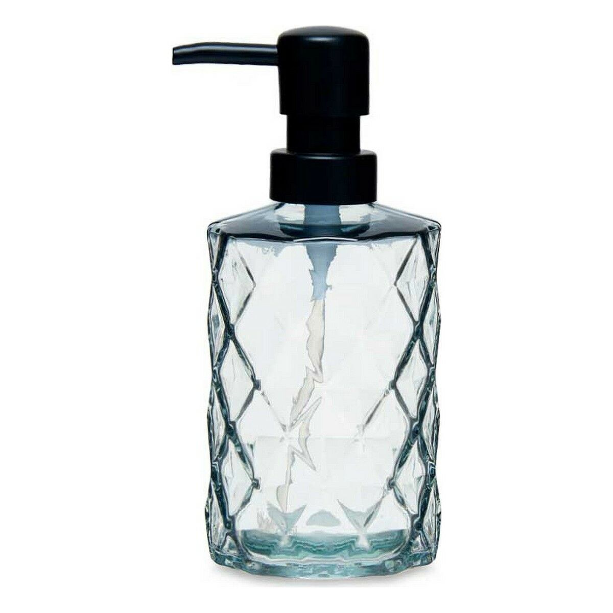 Soap Dispenser Black Crystal Plastic Diamond 360 ml 410 ml 9 x 18 x 7 cm (12 Units)