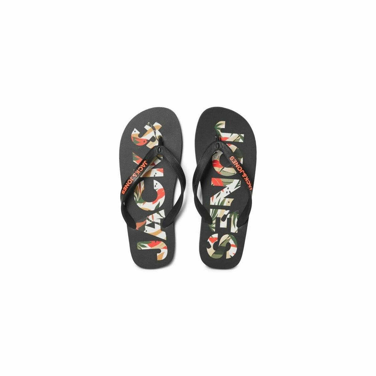Шлепанцы для мужчин FWLOGO PALM PRINT 12230642 Чёрный