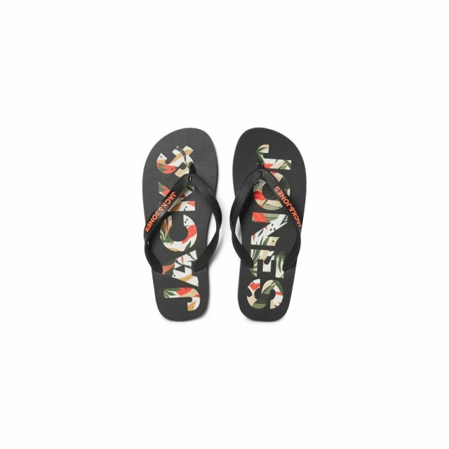 Шлепанцы для мужчин FWLOGO PALM PRINT 12230642 Чёрный