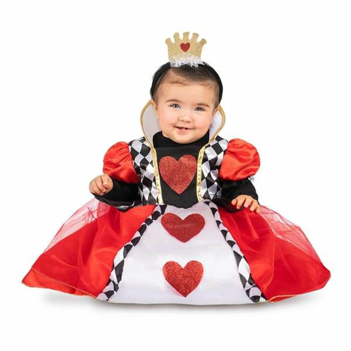 Маскарадные костюмы для младенцев Королева сердца 7-12 Months