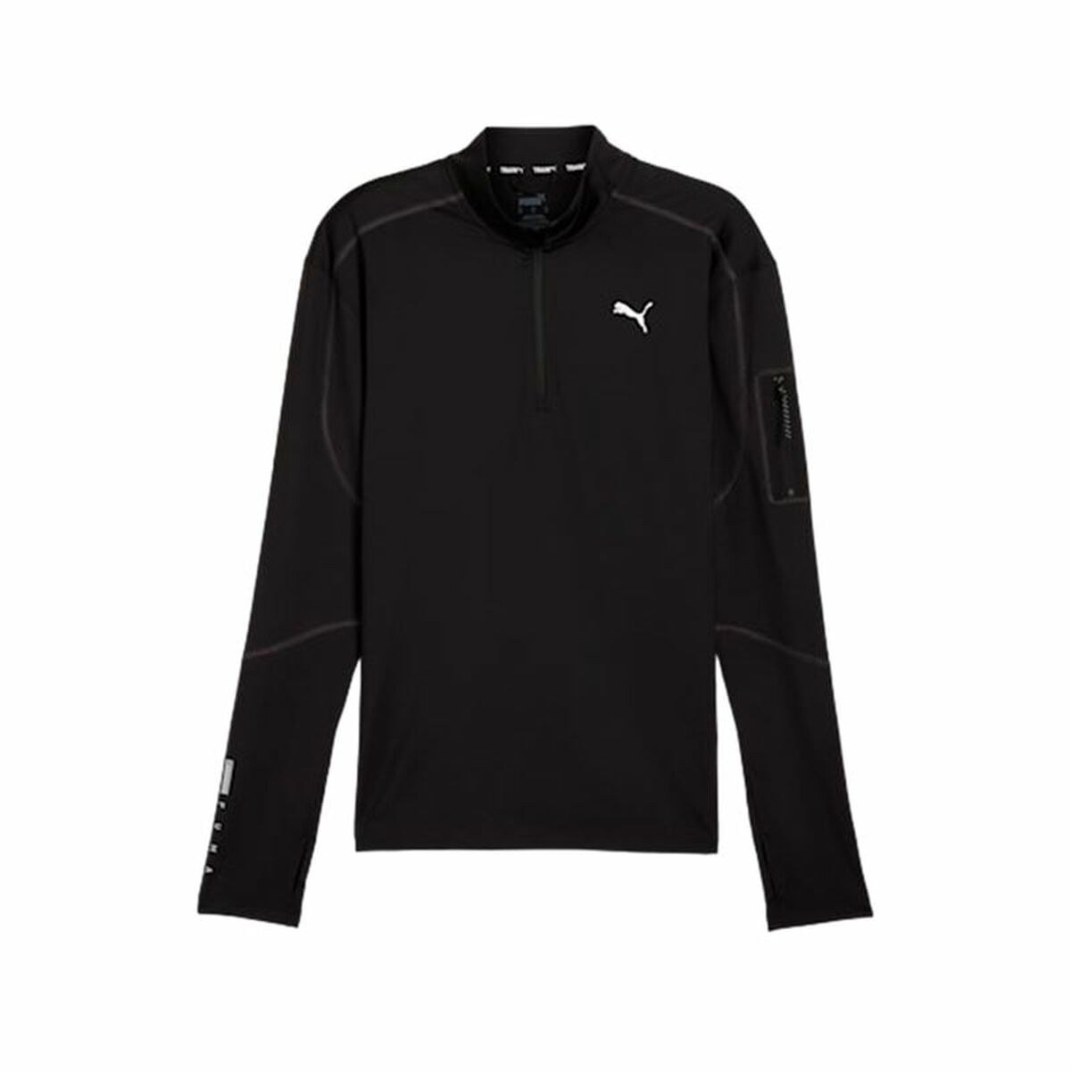 Толстовка без капюшона мужская Flex 1/4 Zip Чёрный