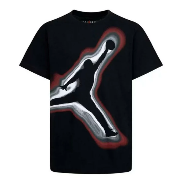 Child's Short Sleeve T-Shirt JDB AIR HEATMAP JUMPMAN HBR SS 95D238 023 Black