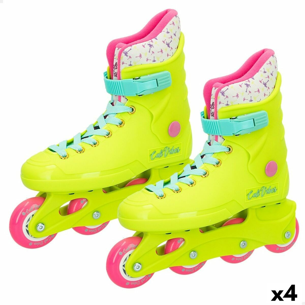 Inline Skates Yellow 36-37 (4 Units)