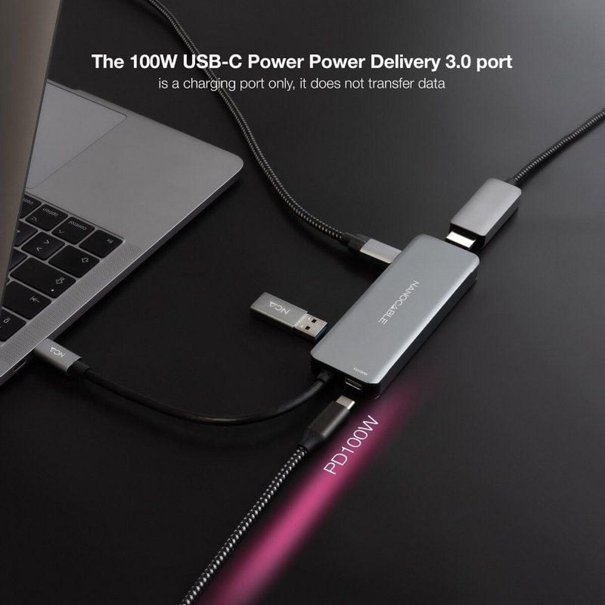 USB-C-разветвитель 10.16.1006 Серый 100 W