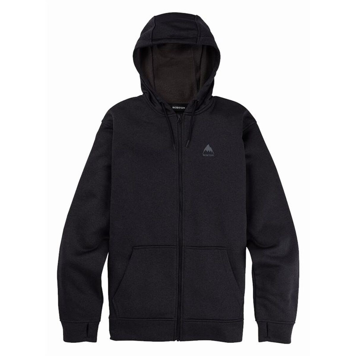 Толстовка с капюшоном мужская Burton Oak Full-Zip Чёрный