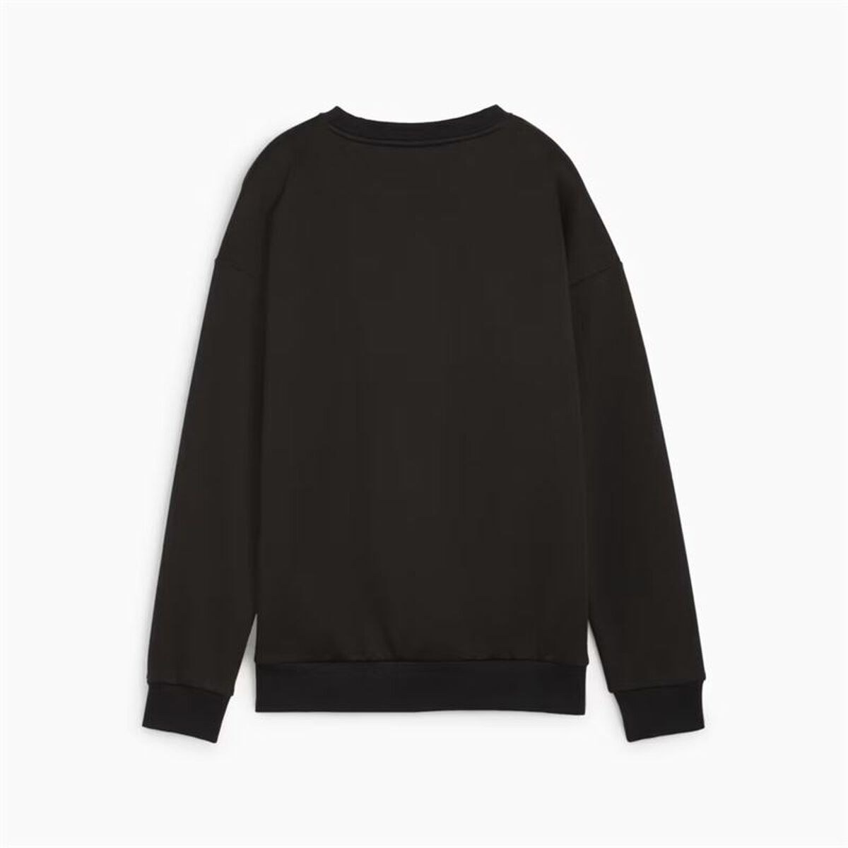Women’s Sweatshirt without Hood Essentials+ Relaxed Small Logo Crew Fl Black